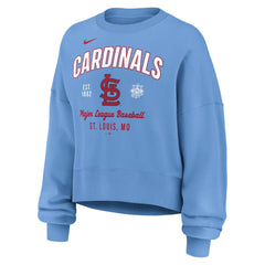 St. Louis Cardinals Nike Women's Oversized High Hip Pullover Sweatshirt - MLB