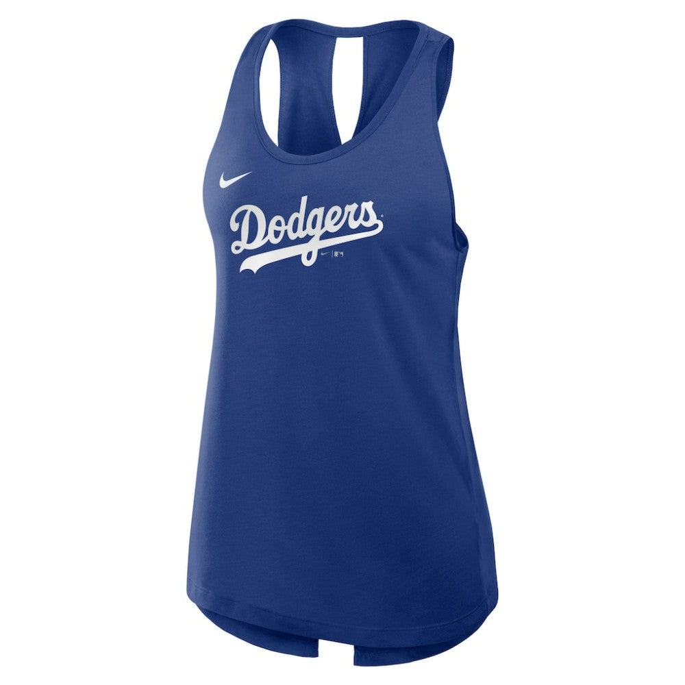 Los Angeles Dodgers Nike Open-Back Crisscross Dri-FIT Tank Top - MLB
