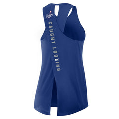 Los Angeles Dodgers Nike Open-Back Crisscross Dri-FIT Tank Top - MLB