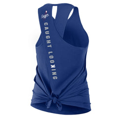 Los Angeles Dodgers Nike Open-Back Crisscross Dri-FIT Tank Top - MLB