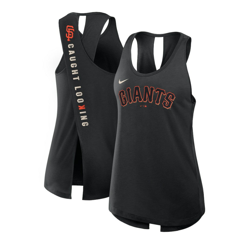San Francisco Giants Nike Open-Back Crisscross Dri-FIT Tank Top - MLB