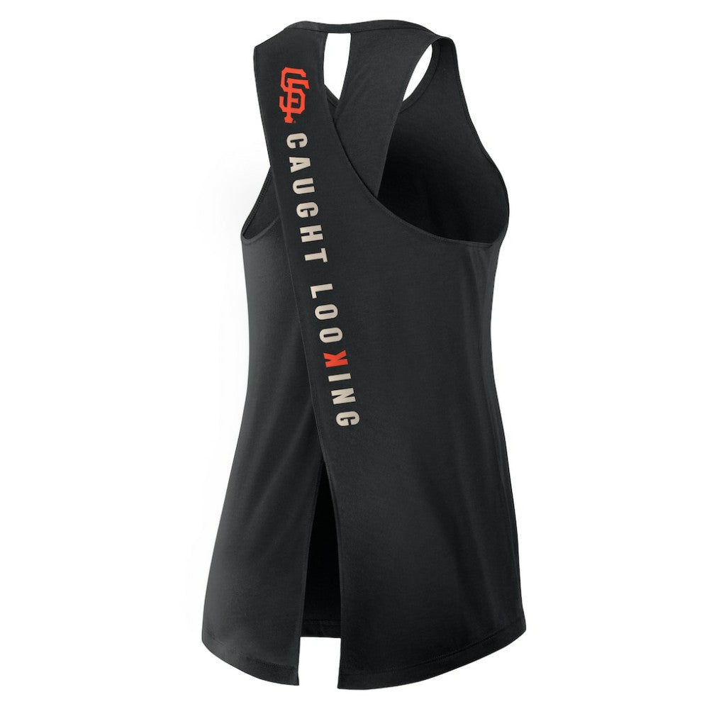 San Francisco Giants Nike Open-Back Crisscross Dri-FIT Tank Top - MLB