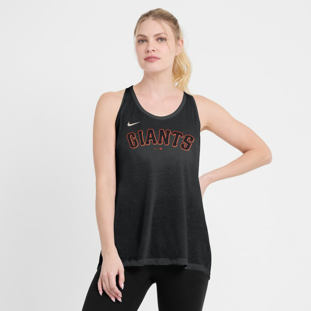 San Francisco Giants Nike Open-Back Crisscross Dri-FIT Tank Top - MLB