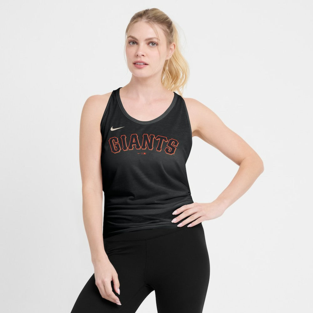 San Francisco Giants Nike Open-Back Crisscross Dri-FIT Tank Top - MLB