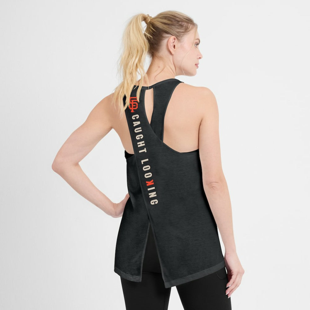 San Francisco Giants Nike Open-Back Crisscross Dri-FIT Tank Top - MLB