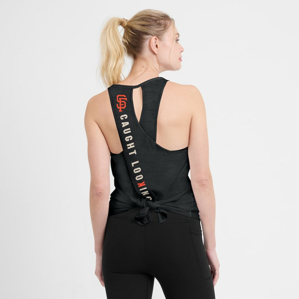 San Francisco Giants Nike Open-Back Crisscross Dri-FIT Tank Top - MLB