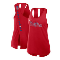 Philadelphia Phillies Nike Open-Back Crisscross Dri-FIT Tank Top - MLB