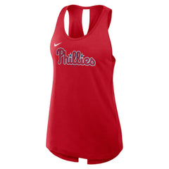 Philadelphia Phillies Nike Open-Back Crisscross Dri-FIT Tank Top - MLB