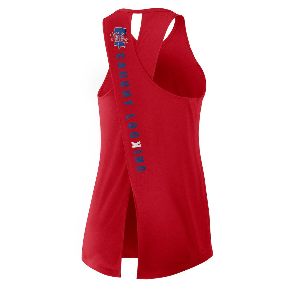 Philadelphia Phillies Nike Open-Back Crisscross Dri-FIT Tank Top - MLB