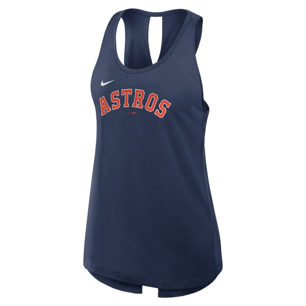 Houston Astros Nike Open-Back Crisscross Dri-FIT Tank Top - MLB