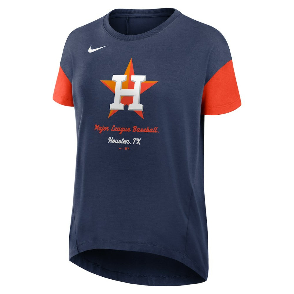 Houston Astros Nike Women's Flowy Fashion Tri-Blend Dri-FIT T-Shirt - MLB