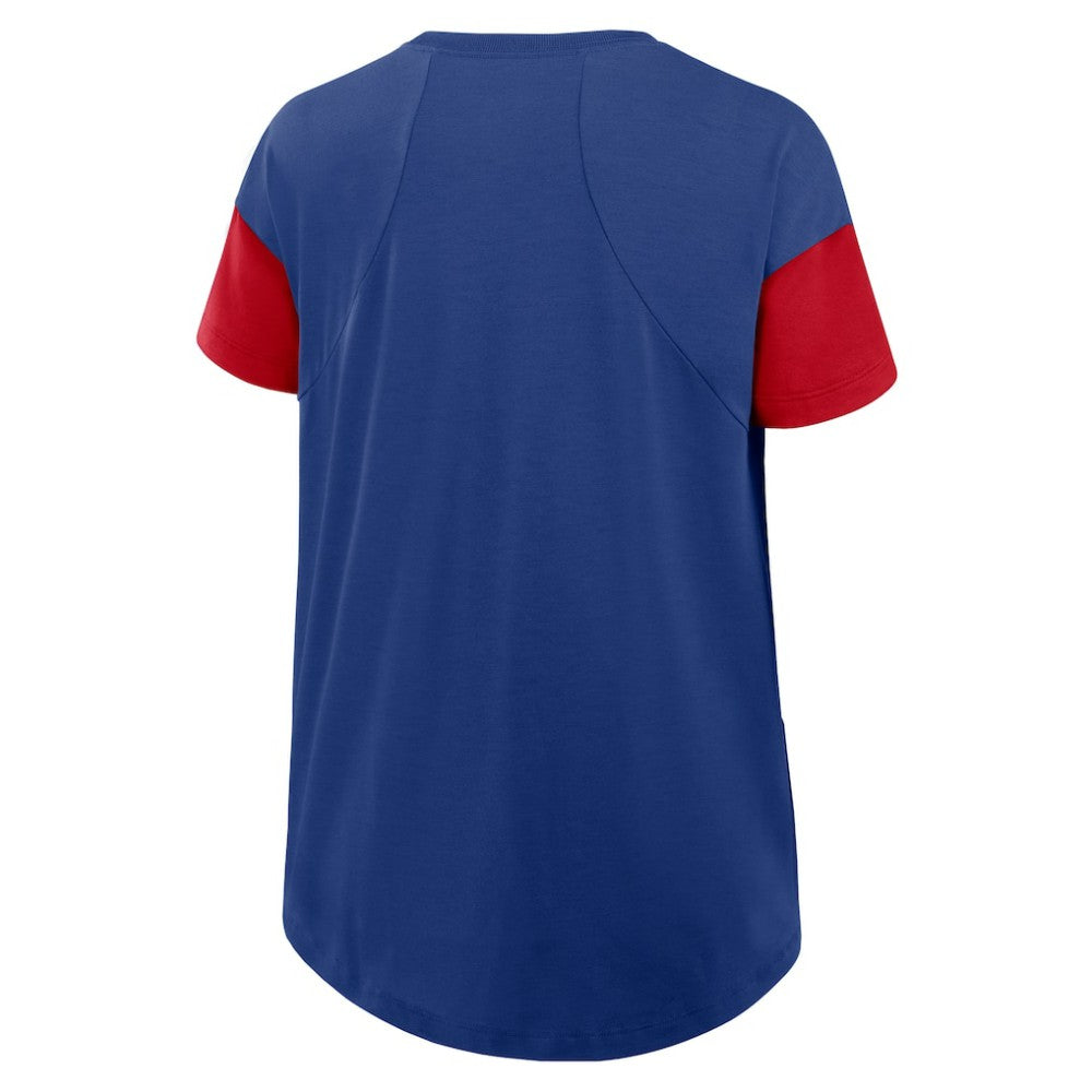 Texas Rangers Nike Women's Flowy Fashion Tri-Blend Dri-FIT T-Shirt - MLB