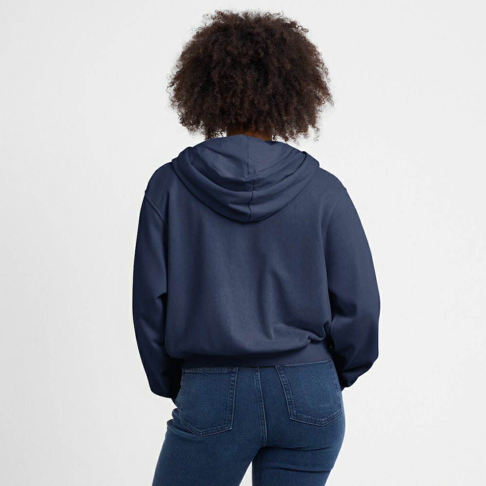 New York Yankees Nike Women's Cropped Chill Full-Zip Hoodie - MLB