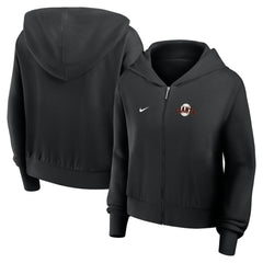 San Francisco Giants Nike Women's Cropped Chill Full-Zip Hoodie - MLB