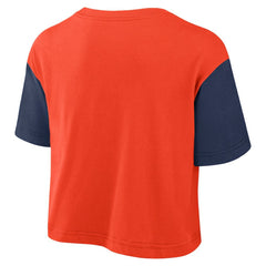 Houston Astros Nike Women's Script Dri-FIT Cropped T-Shirt - MLB