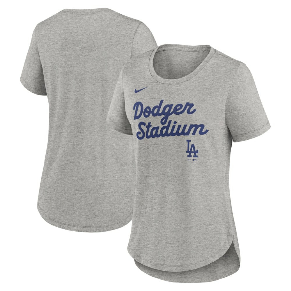 Los Angeles Dodgers Nike Women's Script Tri-Blend T-Shirt - MLB