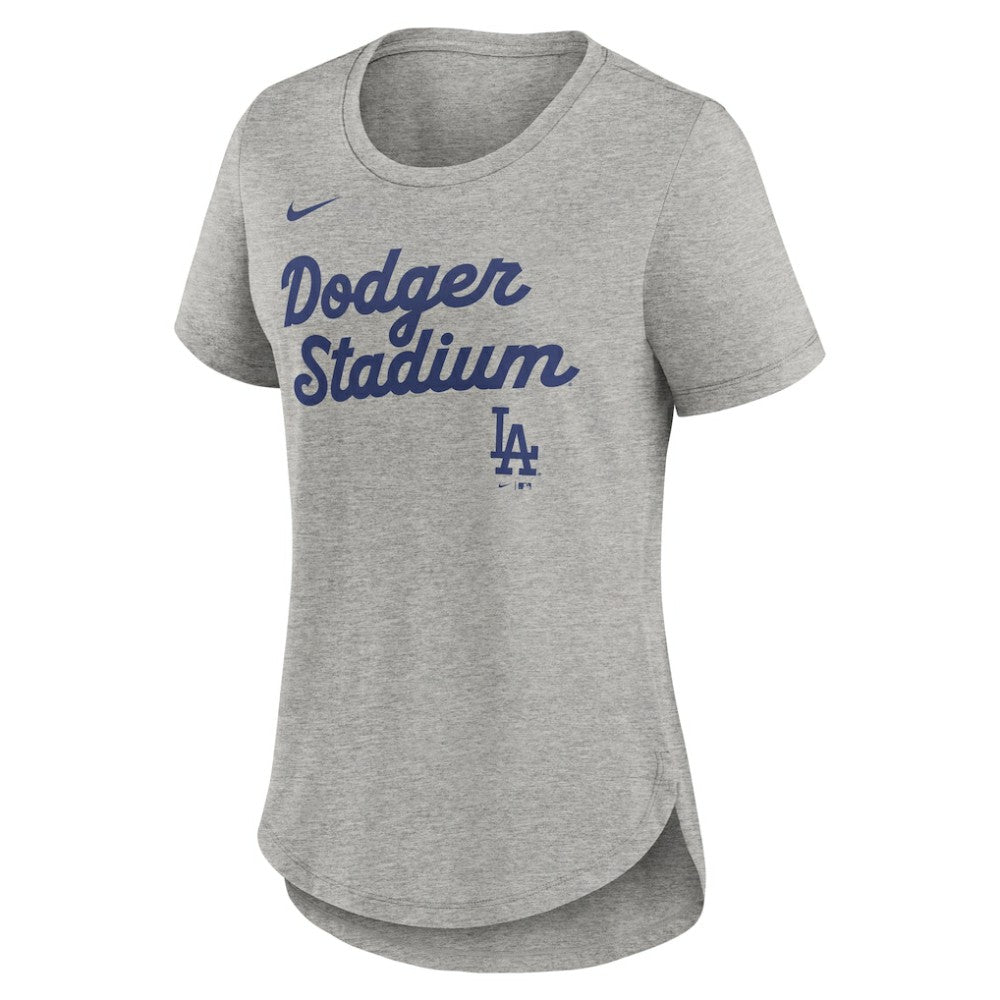 Los Angeles Dodgers Nike Women's Script Tri-Blend T-Shirt - MLB