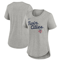 Minnesota Twins Nike Women's Script Tri-Blend T-Shirt - MLB