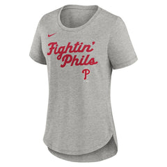 Philadelphia Phillies Nike Women's Script Tri-Blend T-Shirt - MLB