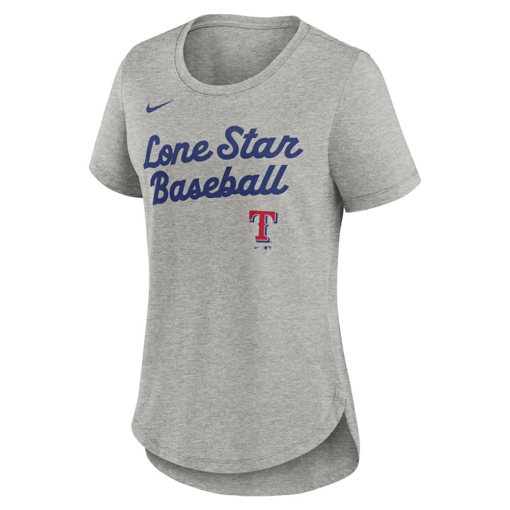 Texas Rangers Nike Women's Script Tri-Blend T-Shirt - MLB