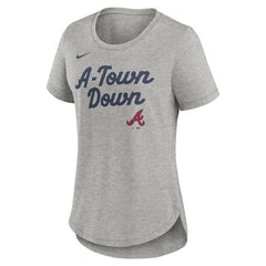 Atlanta Braves Nike Women's Script Tri-Blend T-Shirt - MLB