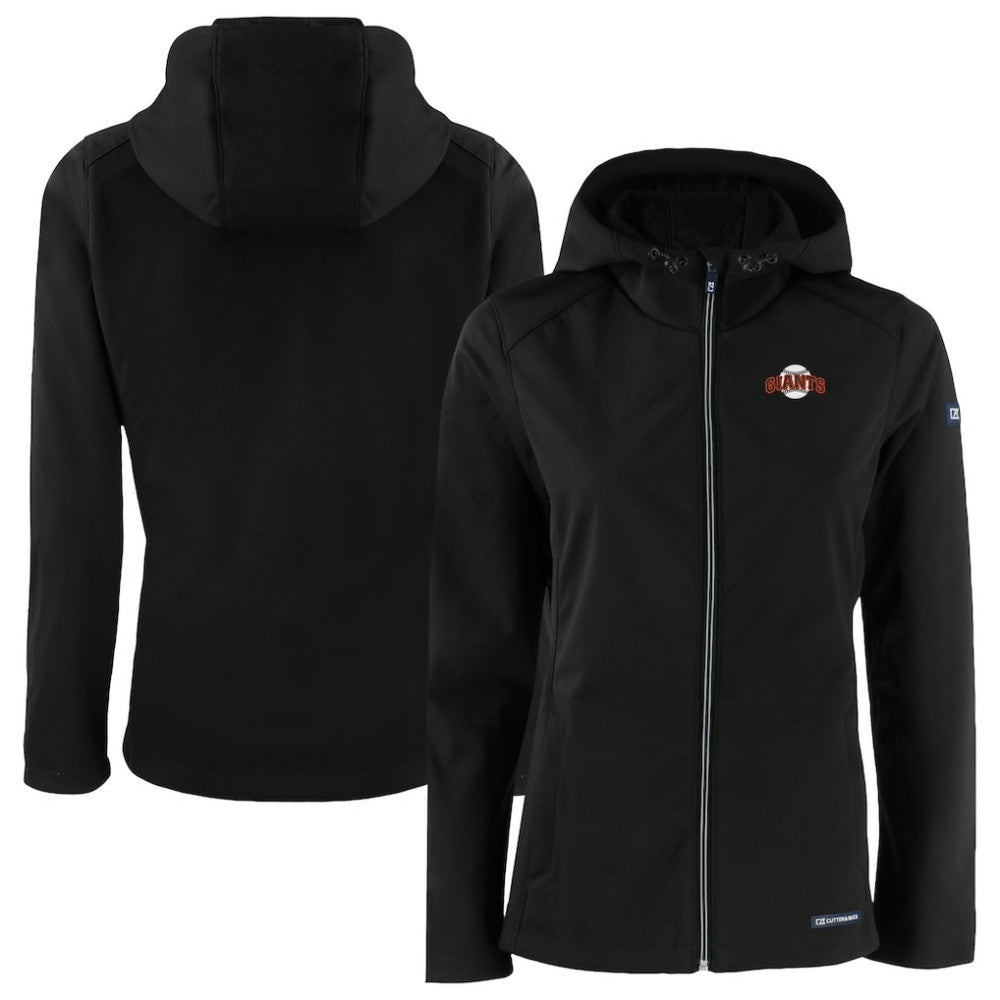 San Francisco Giants Cutter & Buck Women's Evoke Eco Softshell Recycled Full-Zip Jacket - MLB