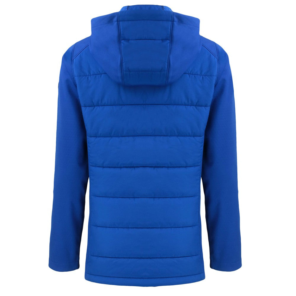 Kansas City Royals Cutter & Buck Women's  Evoke Hybrid Eco Softshell Recycled Full-Zip Hoodie Jacket - MLB
