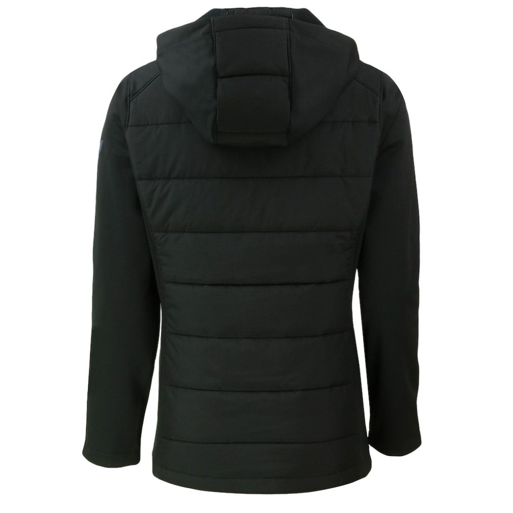 San Francisco Giants Cutter & Buck Women's  Evoke Hybrid Eco Softshell Recycled Full-Zip Hoodie Jacket - MLB