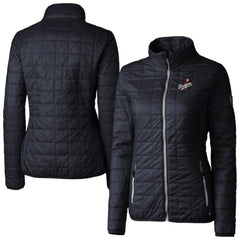 Los Angeles Dodgers Cutter & Buck Women's Rainier PrimaLoft Eco Insulated Full-Zip Puffer Jacket - MLB