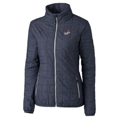 Los Angeles Dodgers Cutter & Buck Women's Rainier PrimaLoft Eco Insulated Full-Zip Puffer Jacket - MLB