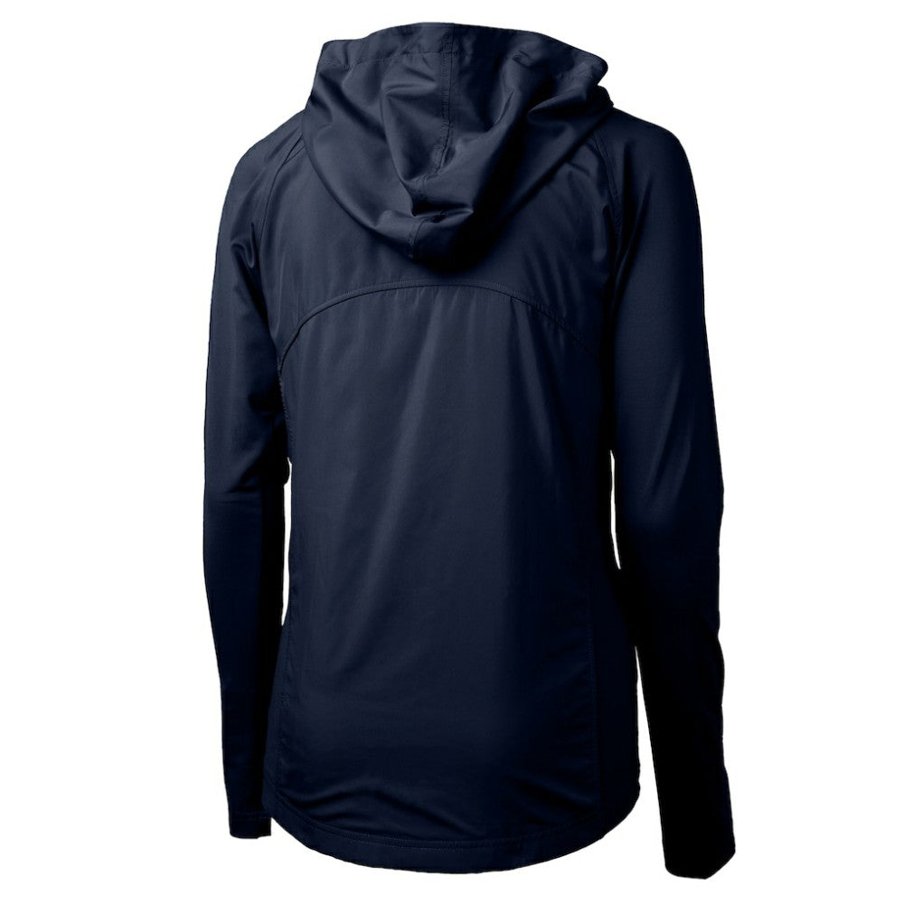 Detroit Tigers Cutter & Buck Women's  Adapt Eco Knit Hybrid Recycled Full-Zip Hoodie - MLB