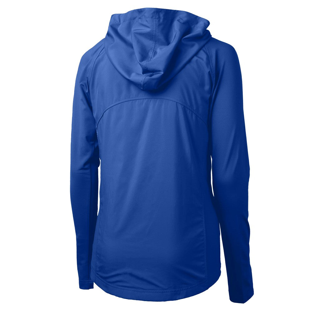 Los Angeles Dodgers Cutter & Buck Women's  Adapt Eco Knit Hybrid Recycled Full-Zip Hoodie - MLB