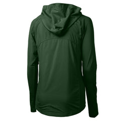 Athletics Cutter & Buck Women's Adapt Eco Knit Hybrid Recycled Full-Zip Hoodie - MLB