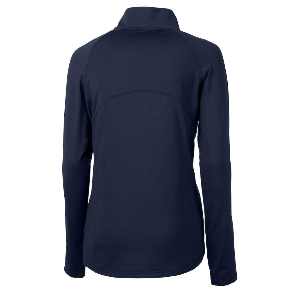 Boston Red Sox Cutter & Buck Women's  DryTec Adapt Eco Knit Stretch Recycled Raglan Half-Zip Top - MLB