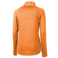 Detroit Tigers Cutter & Buck Women's  DryTec Adapt Eco Knit Stretch Recycled Raglan Half-Zip Top - MLB