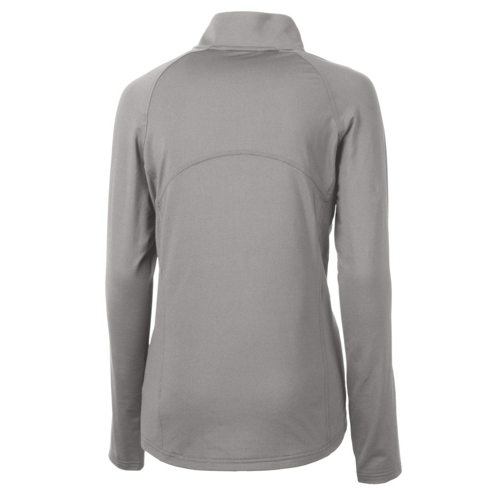 Philadelphia Phillies Cutter & Buck Women's Cooperstown Collection DryTec Adapt Eco Knit Stretch Recycled Raglan Half-Zip Top - MLB