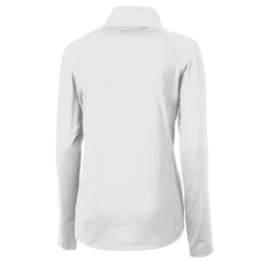 Philadelphia Phillies Cutter & Buck Women's Cooperstown Collection DryTec Adapt Eco Knit Stretch Recycled Raglan Half-Zip Top - MLB