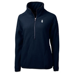 Chicago Cubs Cutter & Buck Women's Cooperstown Collection Cascade Eco Sherpa Fleece Half-Zip Pullover Jacket - MLB
