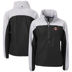 San Francisco Giants Cutter & Buck Women's  Charter Eco Recycled Half-Zip Anorak Jacket - MLB