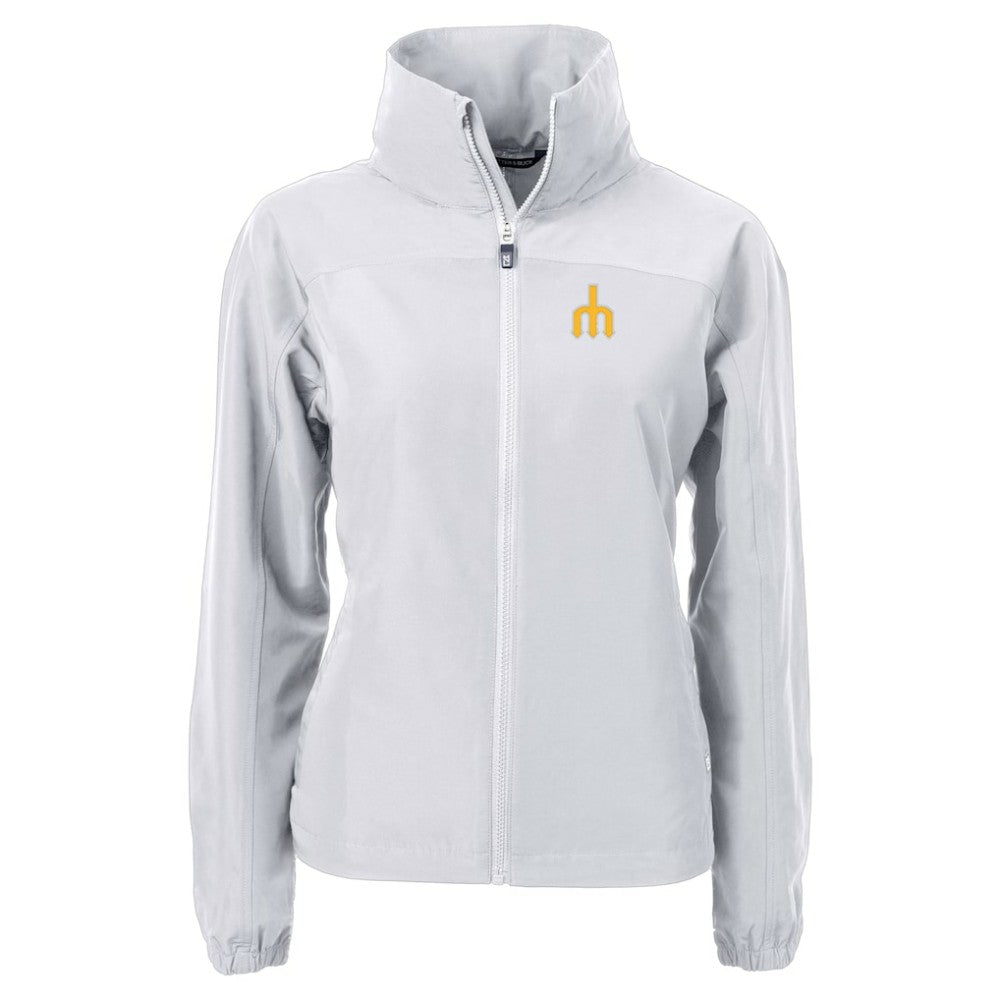 Seattle Mariners Cutter & Buck Women's  Charter Eco Recycled Full-Zip Jacket - MLB