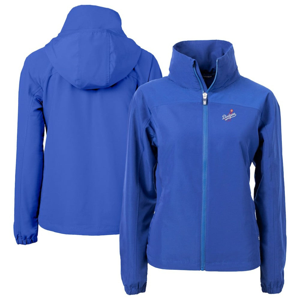 Los Angeles Dodgers Cutter & Buck Women's  Charter Eco Recycled Full-Zip Jacket - MLB