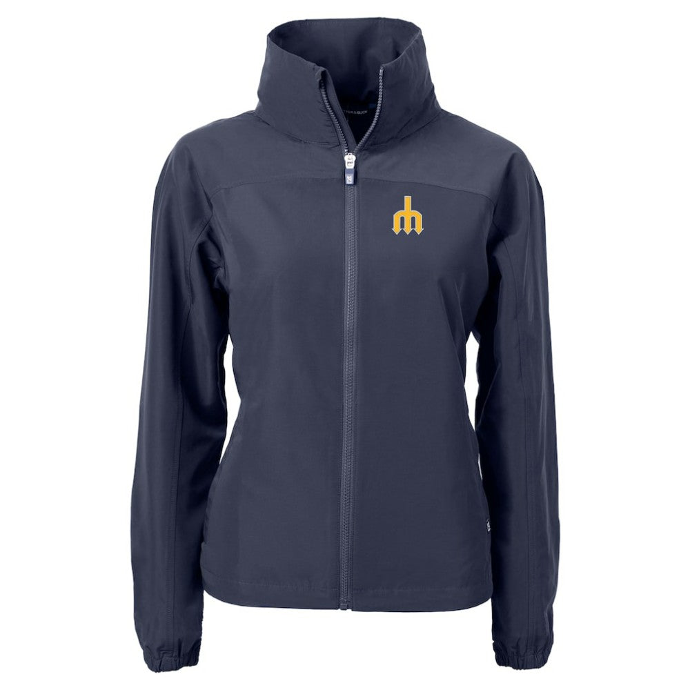 Seattle Mariners Cutter & Buck Women's  Charter Eco Recycled Full-Zip Jacket - MLB