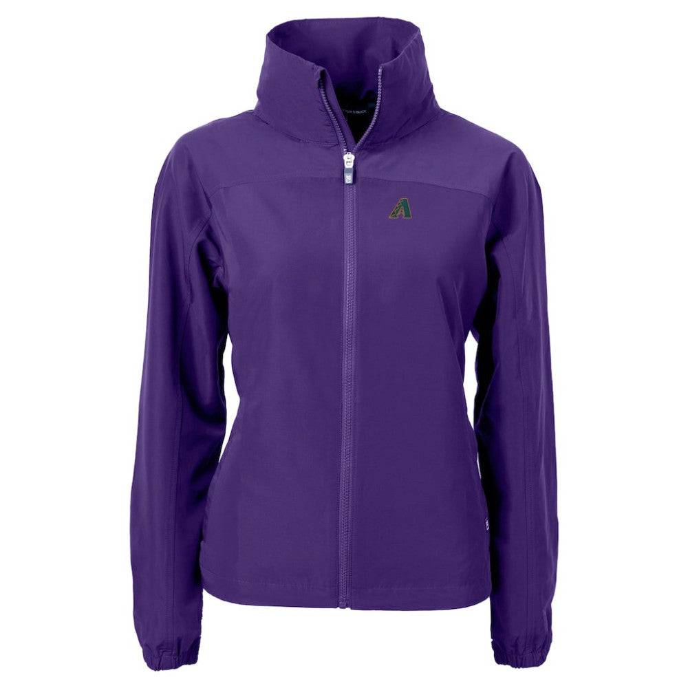 Arizona Diamondbacks Cutter & Buck Women's Charter Eco Recycled Full-Zip Jacket - MLB