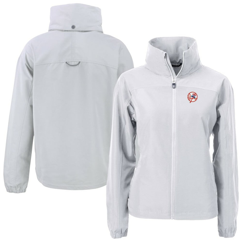 New York Yankees Cutter & Buck Women's Cooperstown Collection Charter Eco Recycled Full-Zip Jacket - MLB