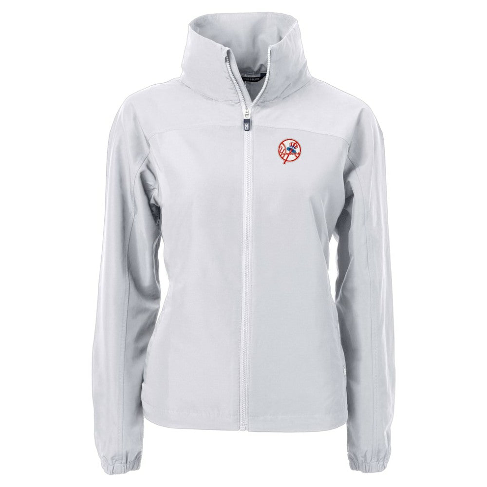 New York Yankees Cutter & Buck Women's Cooperstown Collection Charter Eco Recycled Full-Zip Jacket - MLB