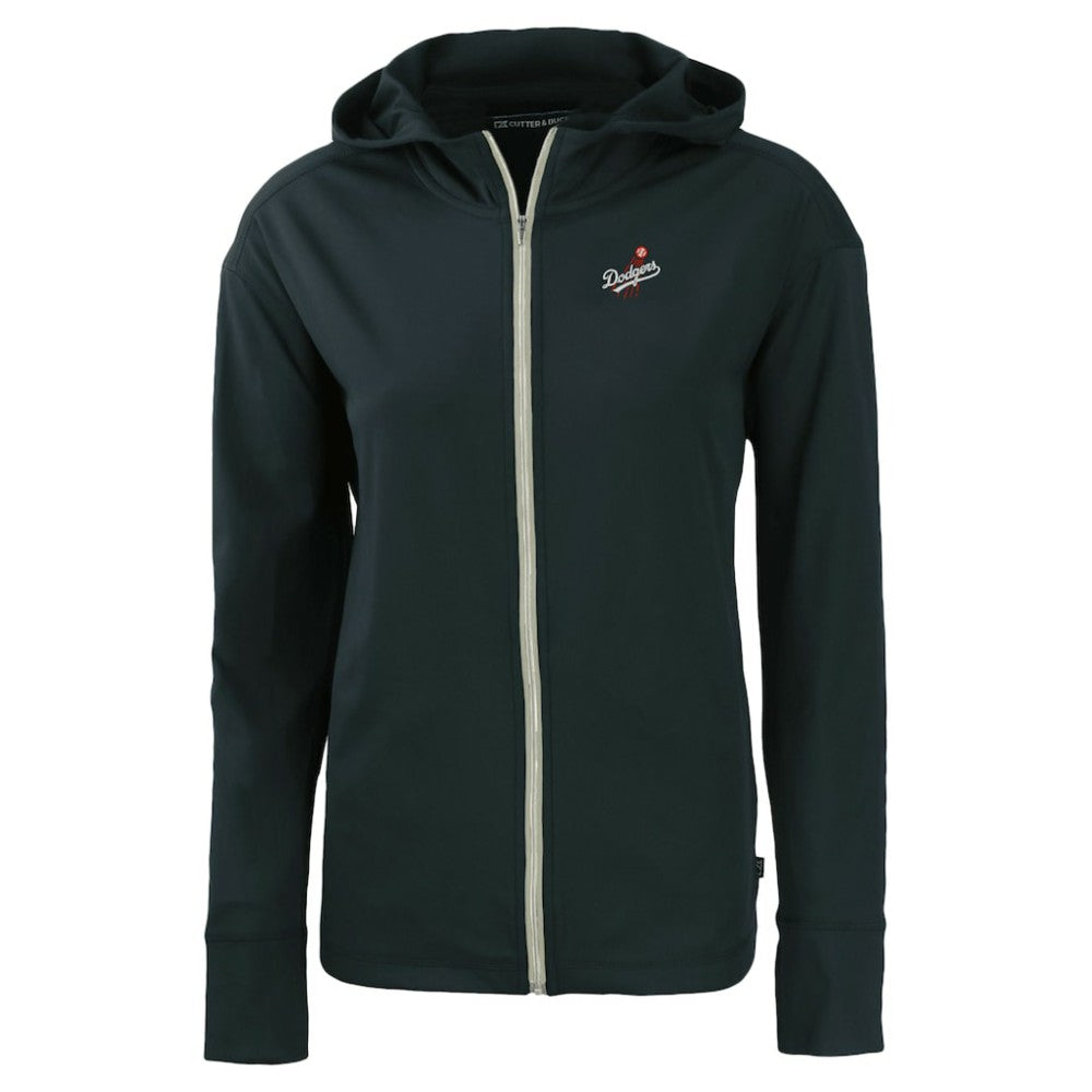 Los Angeles Dodgers Cutter & Buck Women's  Daybreak Eco Recycled Full-Zip Hoodie Jacket - MLB