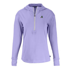 Arizona Diamondbacks Cutter & Buck Women's Daybreak Eco Recycled Half-Zip Hoodie - MLB