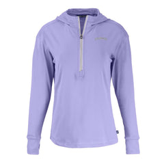 Colorado Rockies Cutter & Buck Women's Daybreak Eco Recycled Half-Zip Hoodie - MLB