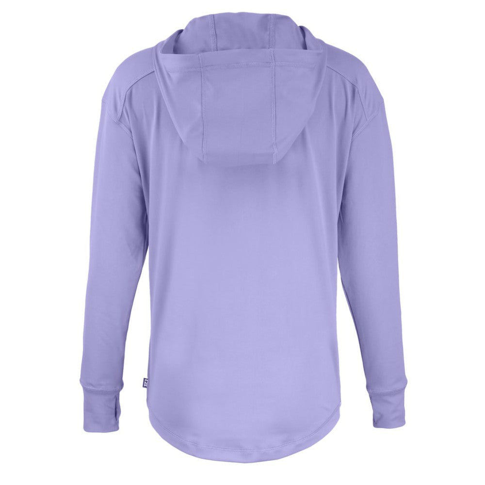 Colorado Rockies Cutter & Buck Women's Daybreak Eco Recycled Half-Zip Hoodie - MLB