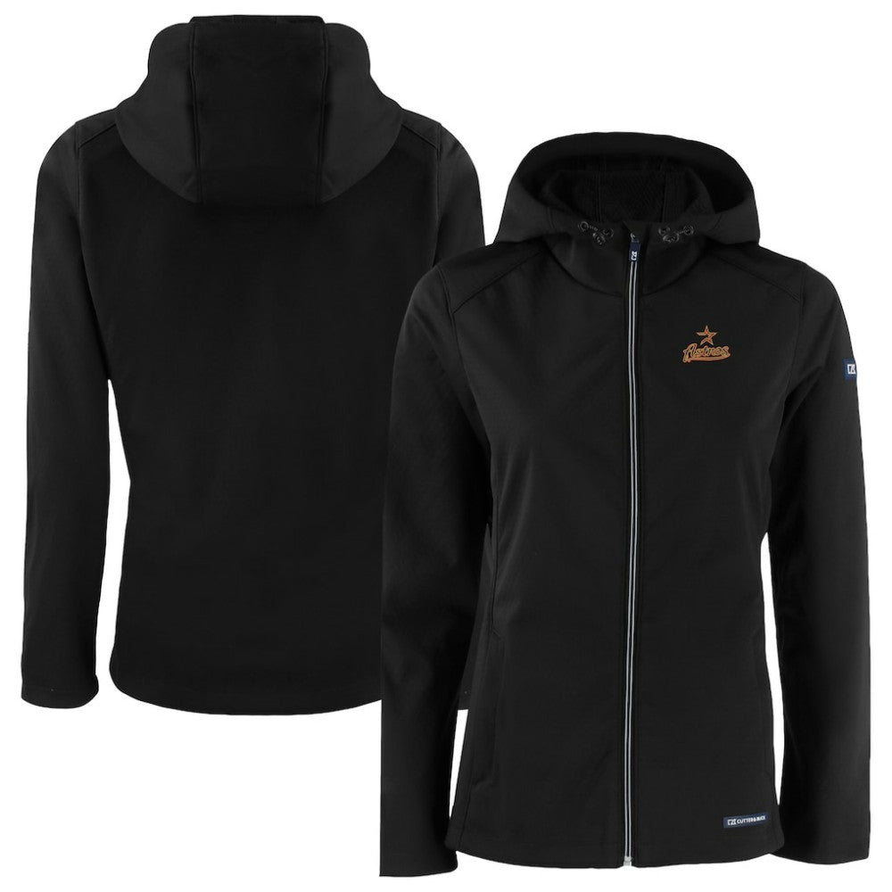 Houston Astros Cutter & Buck Women's Evoke Eco Softshell Recycled Full-Zip Jacket - MLB